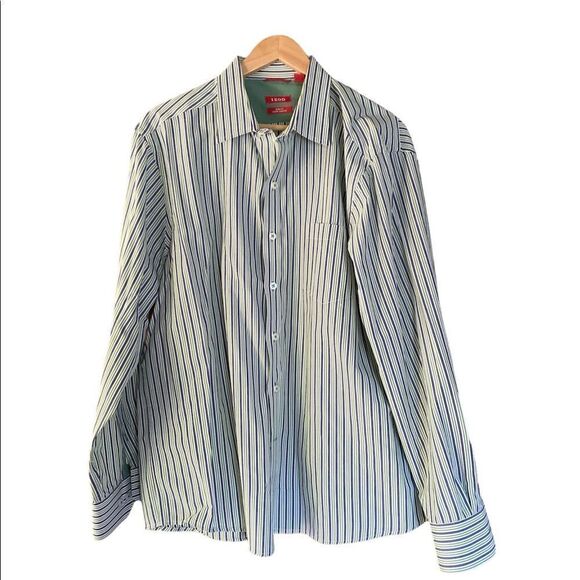 IZOD Easy Care Slim Fit Oxford Dress Shirt Business. Men’s size XL - Picture 1 of 8